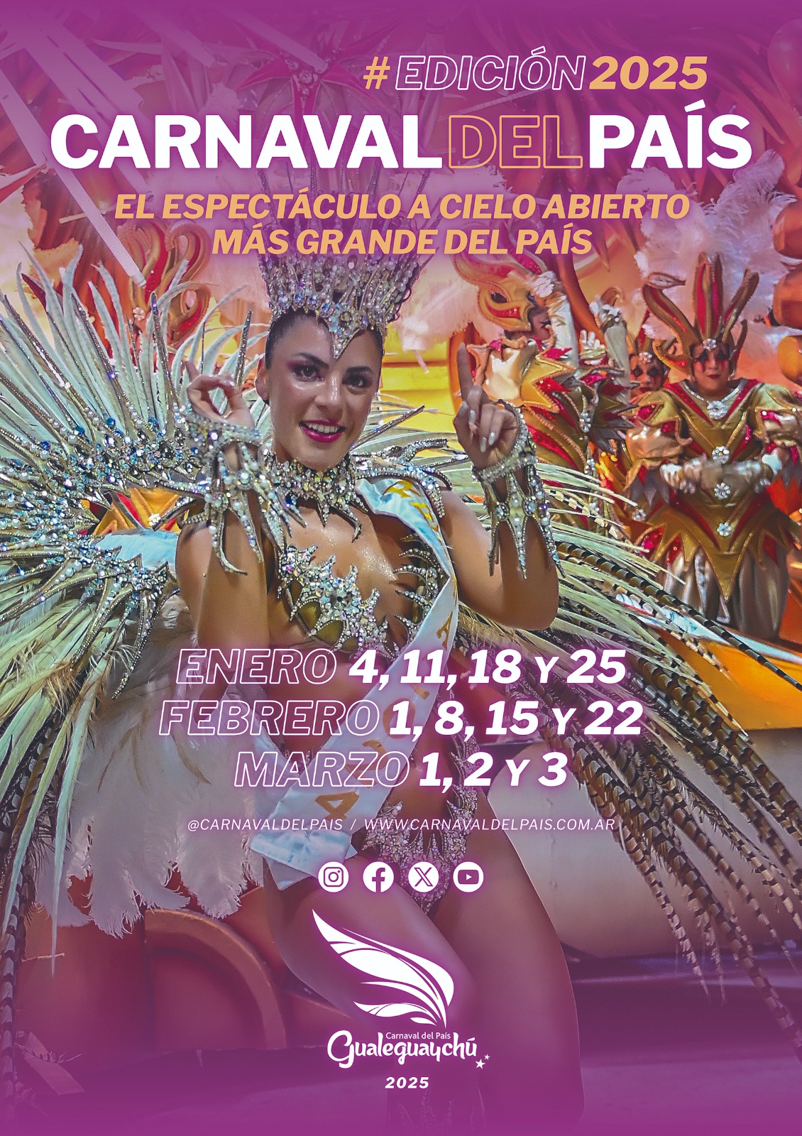 ESTE VERANO VIVÍ EL CARNAVAL DE GUALEGUAYCHÚ #VUELVELAPASIÓN